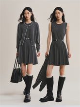 Women's Cardigan and Dress Two-Piece Set